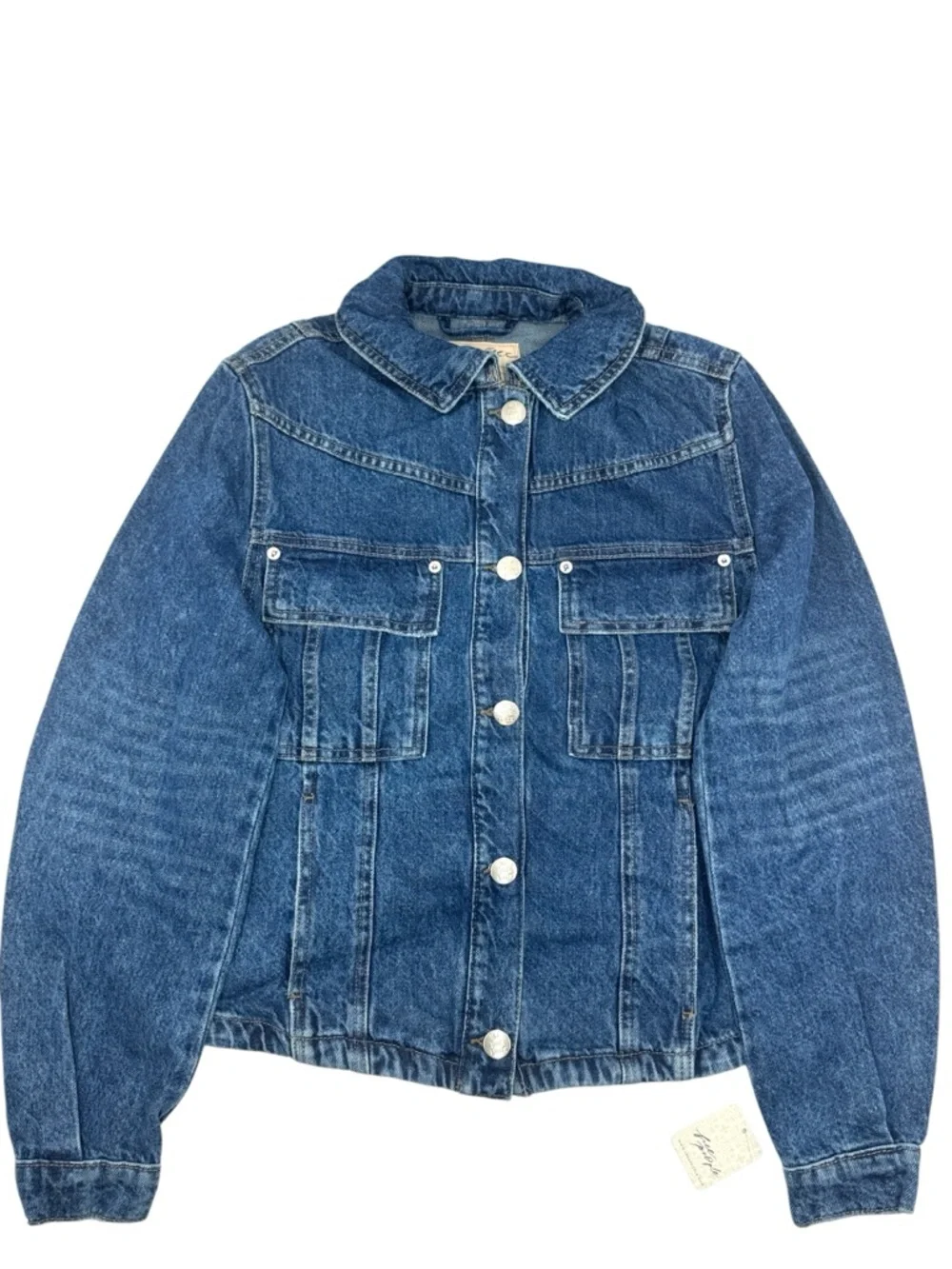 Free People We The Free Jade Denim Jacket Size Small - Picture 3 of 16